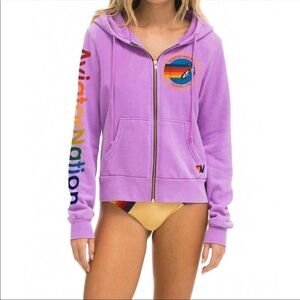 Aviator nation purple set size L
